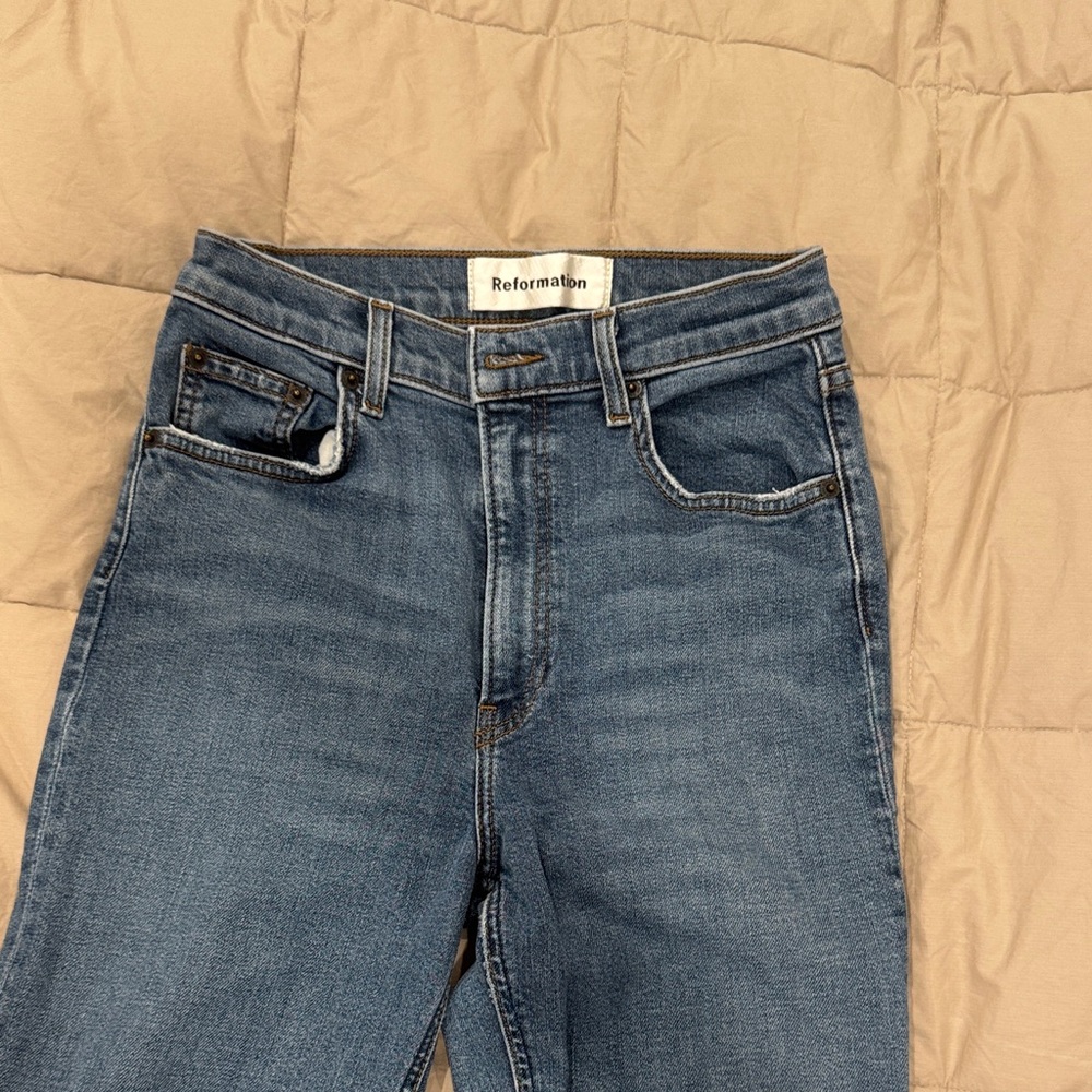 Reformation Classic Indigo Jeans
